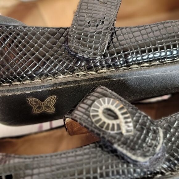 Alegria Paloma Jazzy Black Mary Jane Shoes - Picture 10 of 14